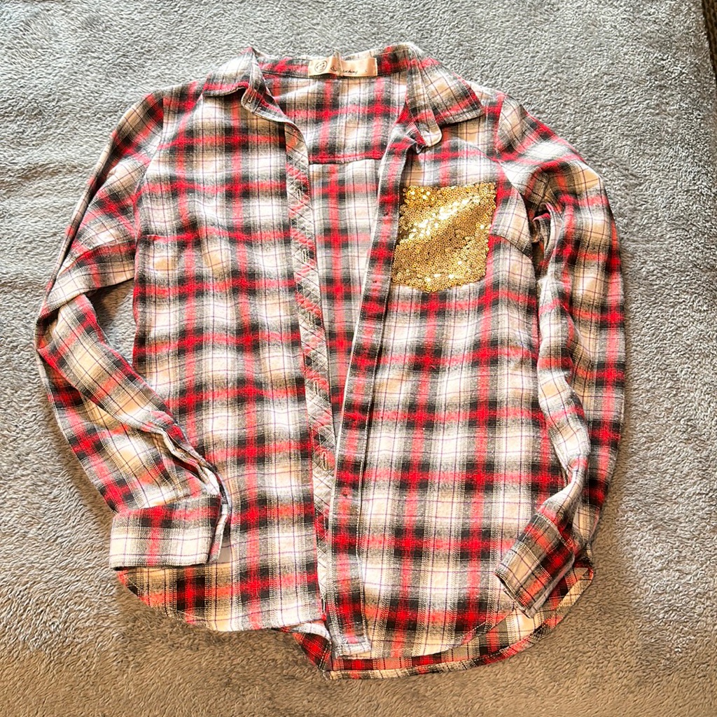 Sequin Flannel